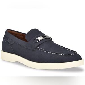 Guess Quido Blue Suede Loafer Size 9.5 NWOB